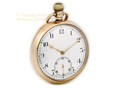 9ct gold rolex pocket watch